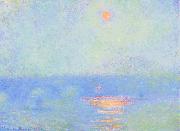 Claude Monet Waterloo Bridge, Effect of Sunlight in the Fog oil painting artist